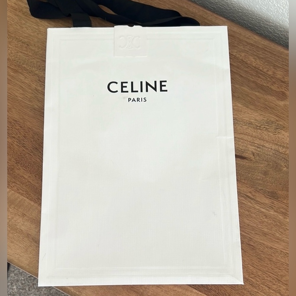 Celine Black and White Bag